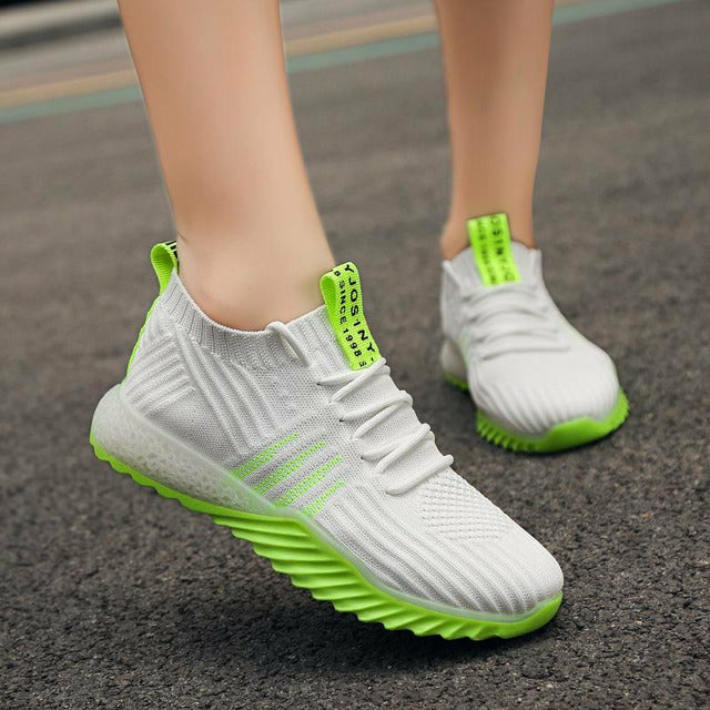 GS Casual Air | Sportieve sneakers van mesh met veters en ergonomische zool voor dames