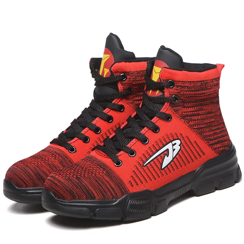 GS High Top Knit | Hoge ademende veiligheidsschoenen met geweven detail voor heren