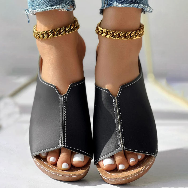 GS Mule | Elegante muiltjes met wedge hak voor dames
