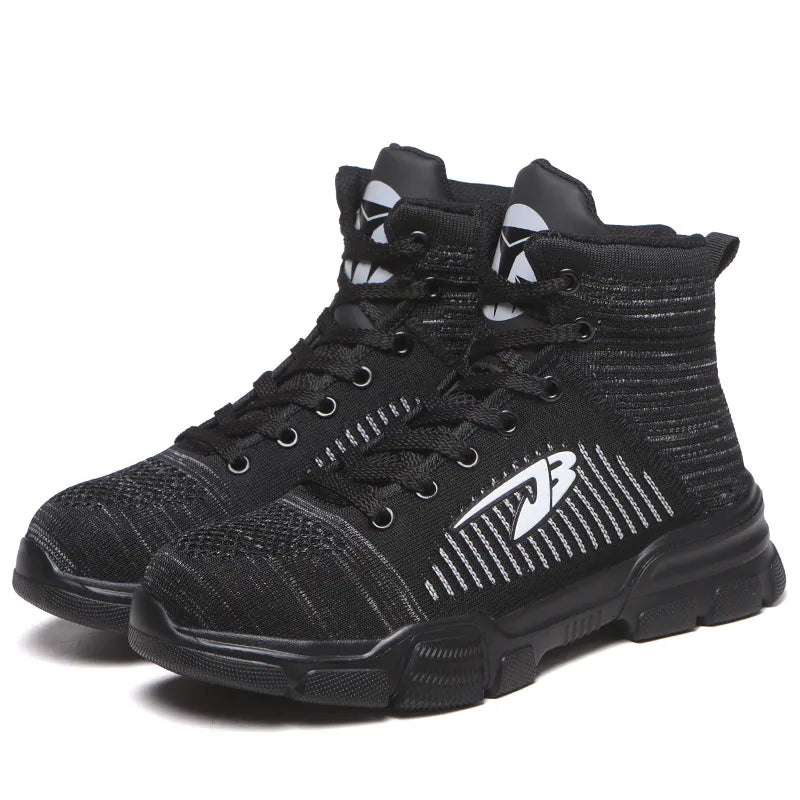 GS High Top Knit | Hoge ademende veiligheidsschoenen met geweven detail voor heren