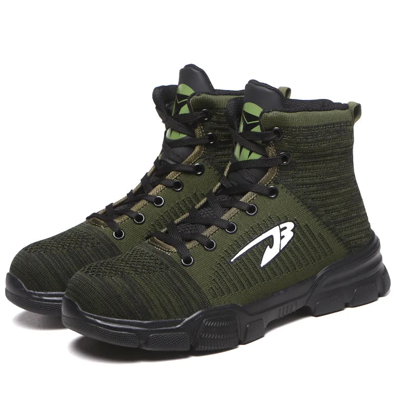 GS High Top Knit | Hoge ademende veiligheidsschoenen met geweven detail voor heren