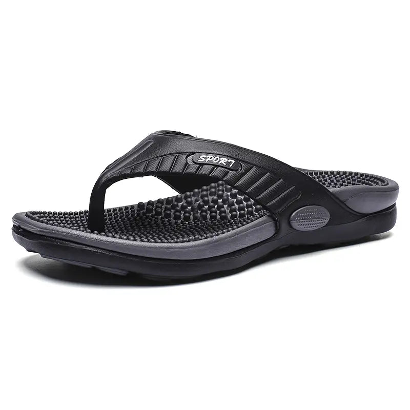 GS Massage Slide | Lichtgewicht teenslippers met acupressuur zool voor heren
