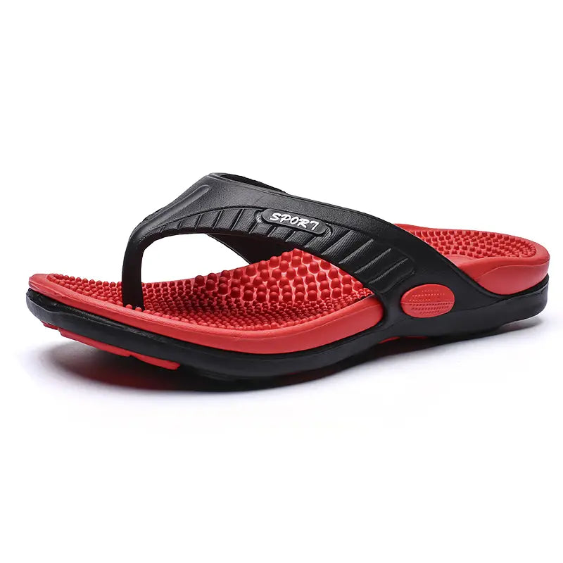 GS Massage Slide | Lichtgewicht teenslippers met acupressuur zool voor heren