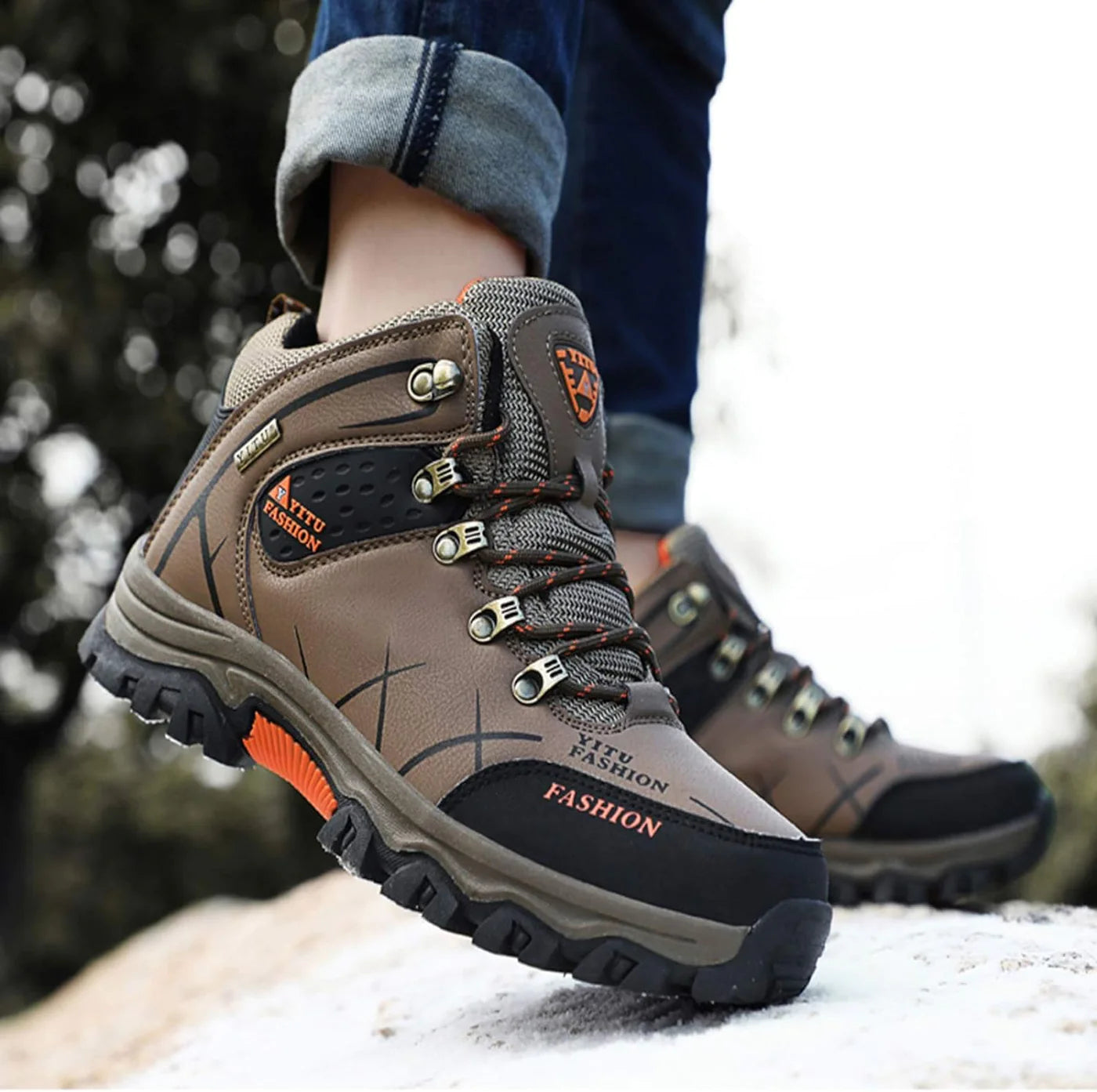 GS Winter Fashion | Waterdichte heren boots met ergonomische zool