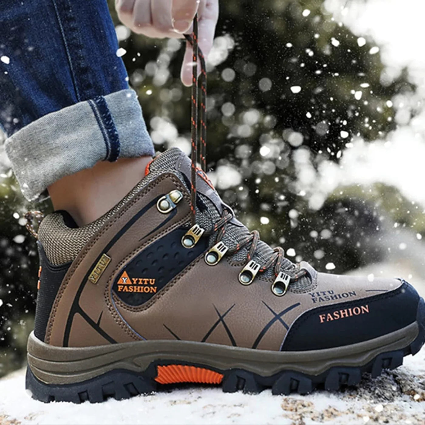 GS Winter Fashion | Waterdichte heren boots met ergonomische zool