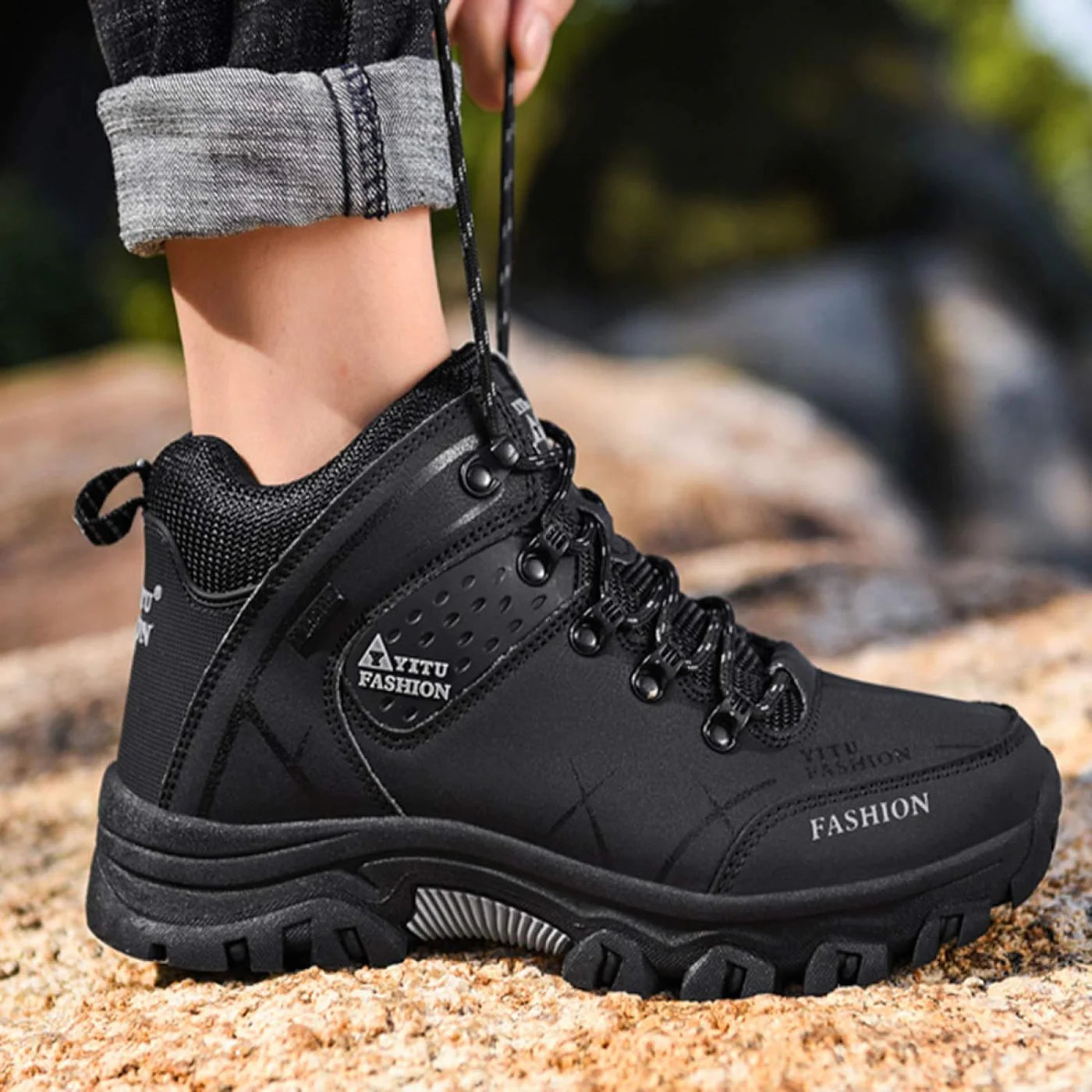 GS Winter Fashion | Waterdichte heren boots met ergonomische zool