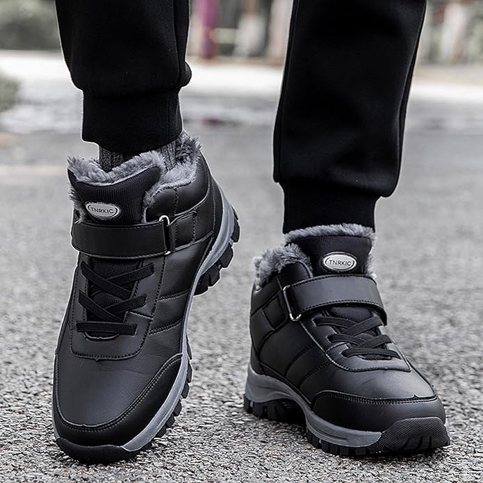 GS Winter Walk | Warme gevoerde winterschoenen met veters en klittenband voor dames en heren