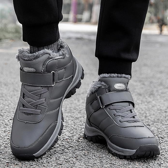 GS Winter Walk | Warme gevoerde winterschoenen met veters en klittenband voor dames en heren