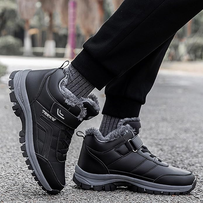 GS Winter Walk | Warme gevoerde winterschoenen met veters en klittenband voor dames en heren