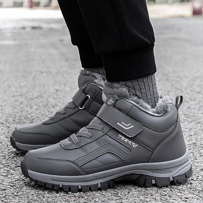 GS Winter Walk | Warme gevoerde winterschoenen met veters en klittenband voor dames en heren