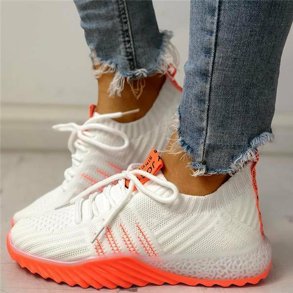 GS Casual Air | Sportieve sneakers van mesh met veters en ergonomische zool voor dames