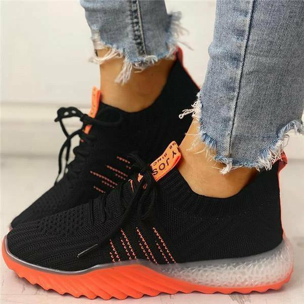 GS Casual Air | Sportieve sneakers van mesh met veters en ergonomische zool voor dames