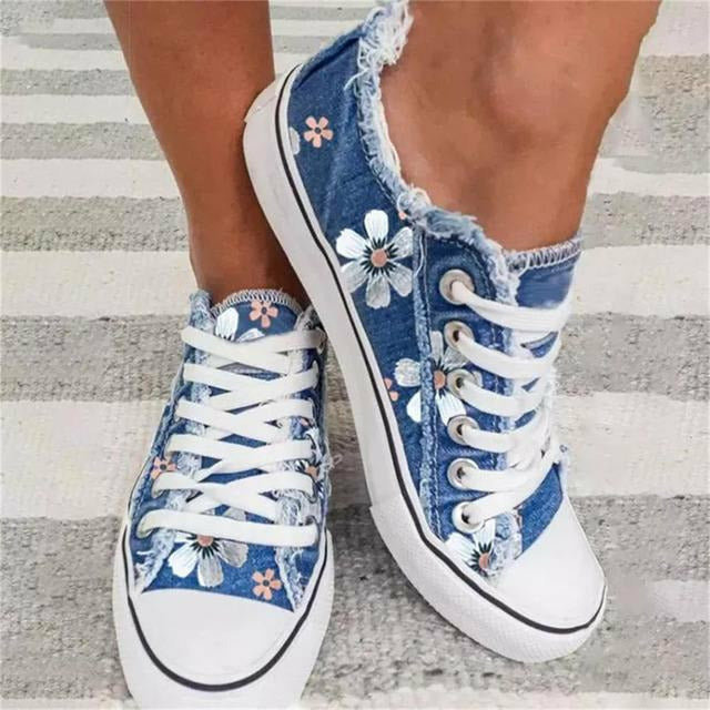 GS Summer Low Leuke lage sneaker met bloemenprint voor dames