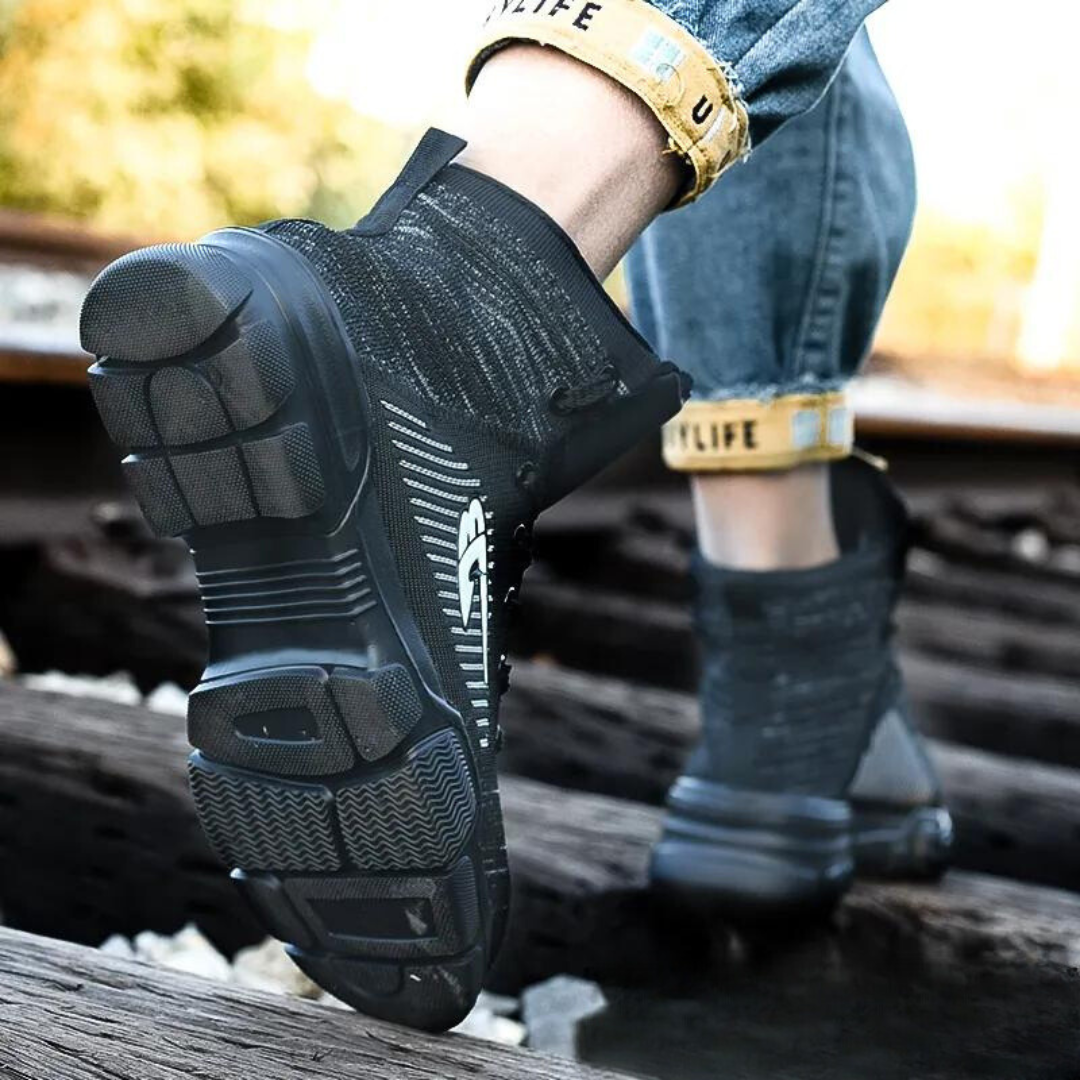 GS High Top Knit | Hoge ademende veiligheidsschoenen met geweven detail voor heren