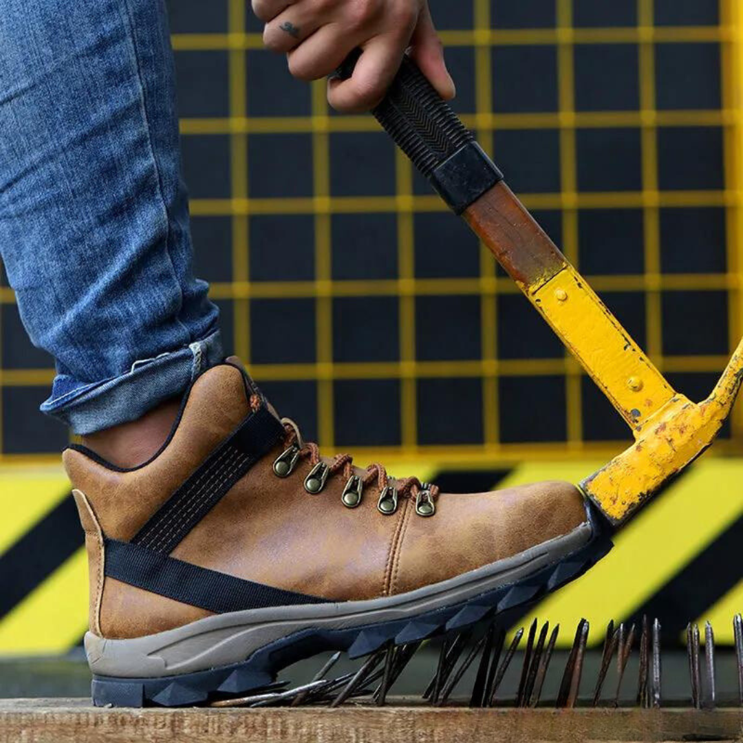 GS Safety Star | Waterdichte veiligheidsschoen met verstevigde neus en zool voor heren
