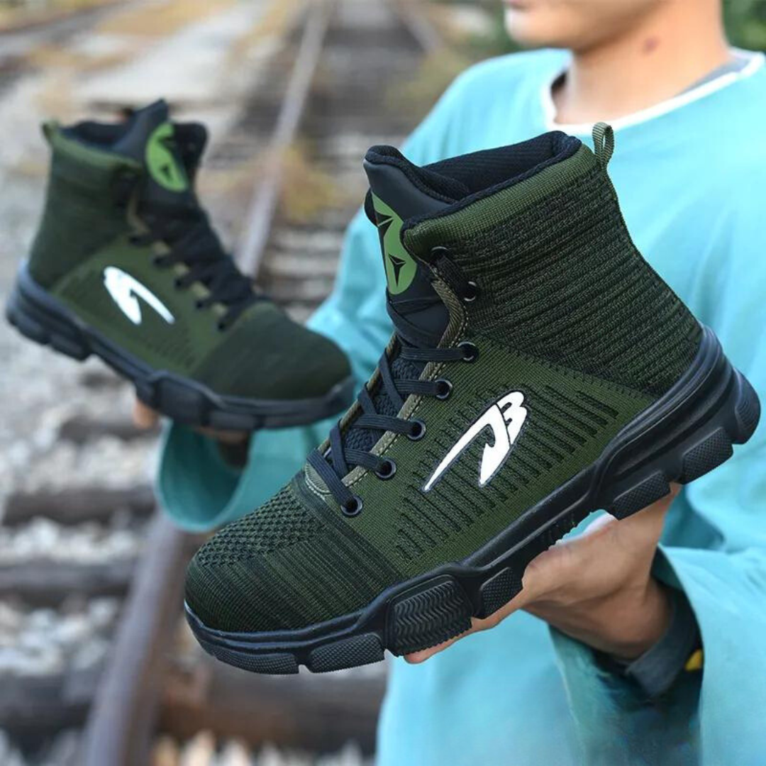 GS High Top Knit | Hoge ademende veiligheidsschoenen met geweven detail voor heren