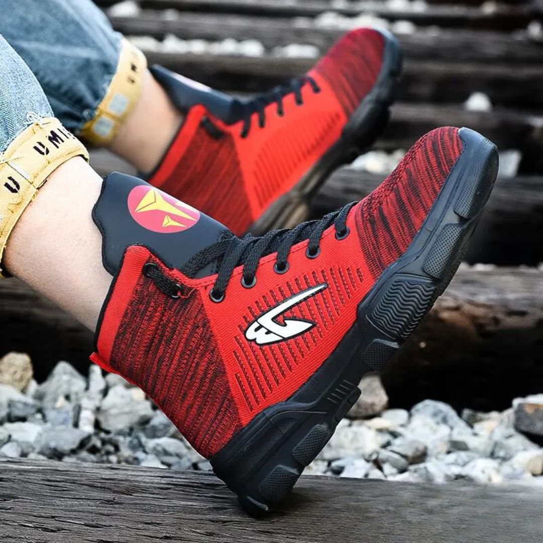GS High Top Knit | Hoge ademende veiligheidsschoenen met geweven detail voor heren