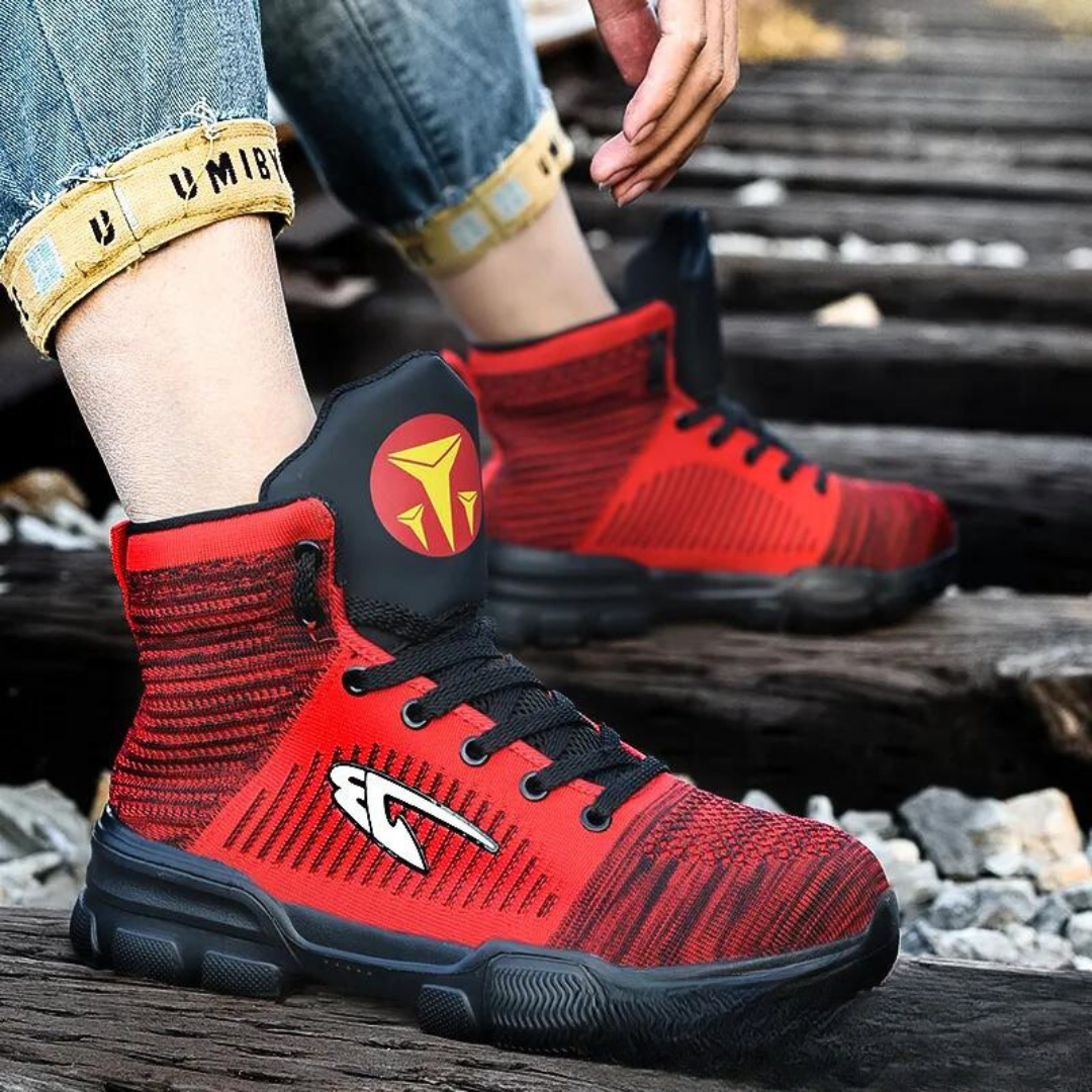 GS High Top Knit | Hoge ademende veiligheidsschoenen met geweven detail voor heren