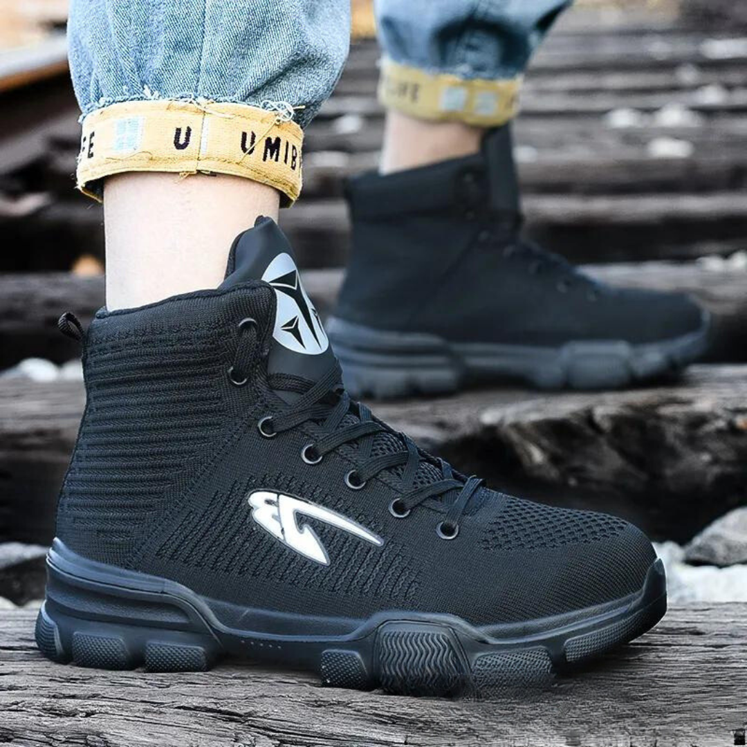 GS High Top Knit | Hoge ademende veiligheidsschoenen met geweven detail voor heren