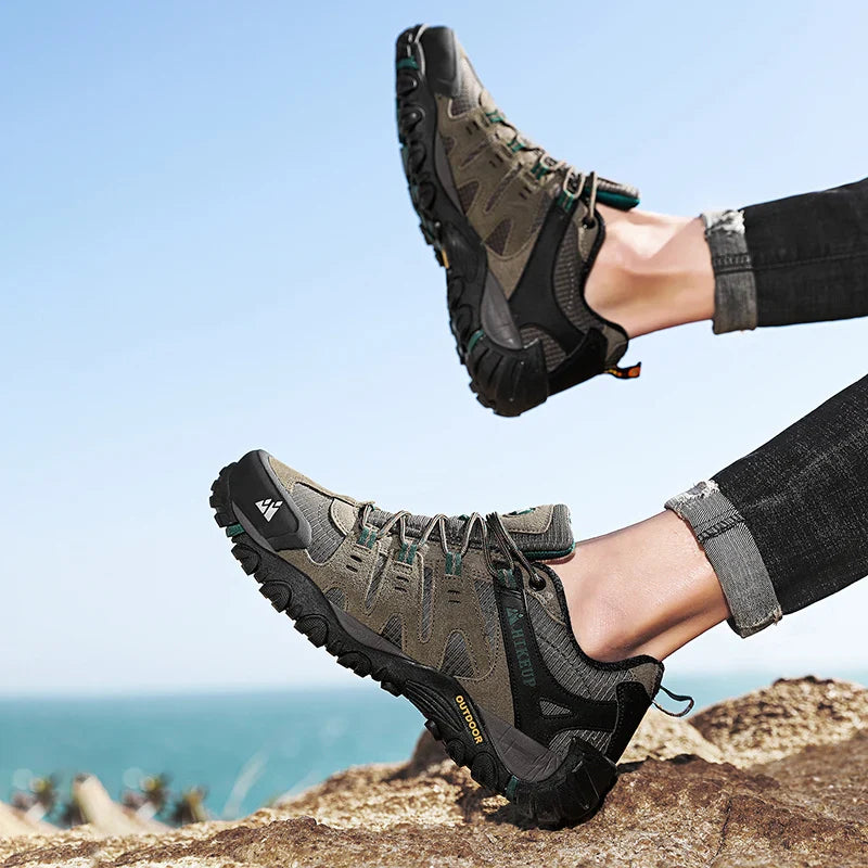 GS Hike 3D | Lage waterafstotende bergschoenen met stevige zool voor heren