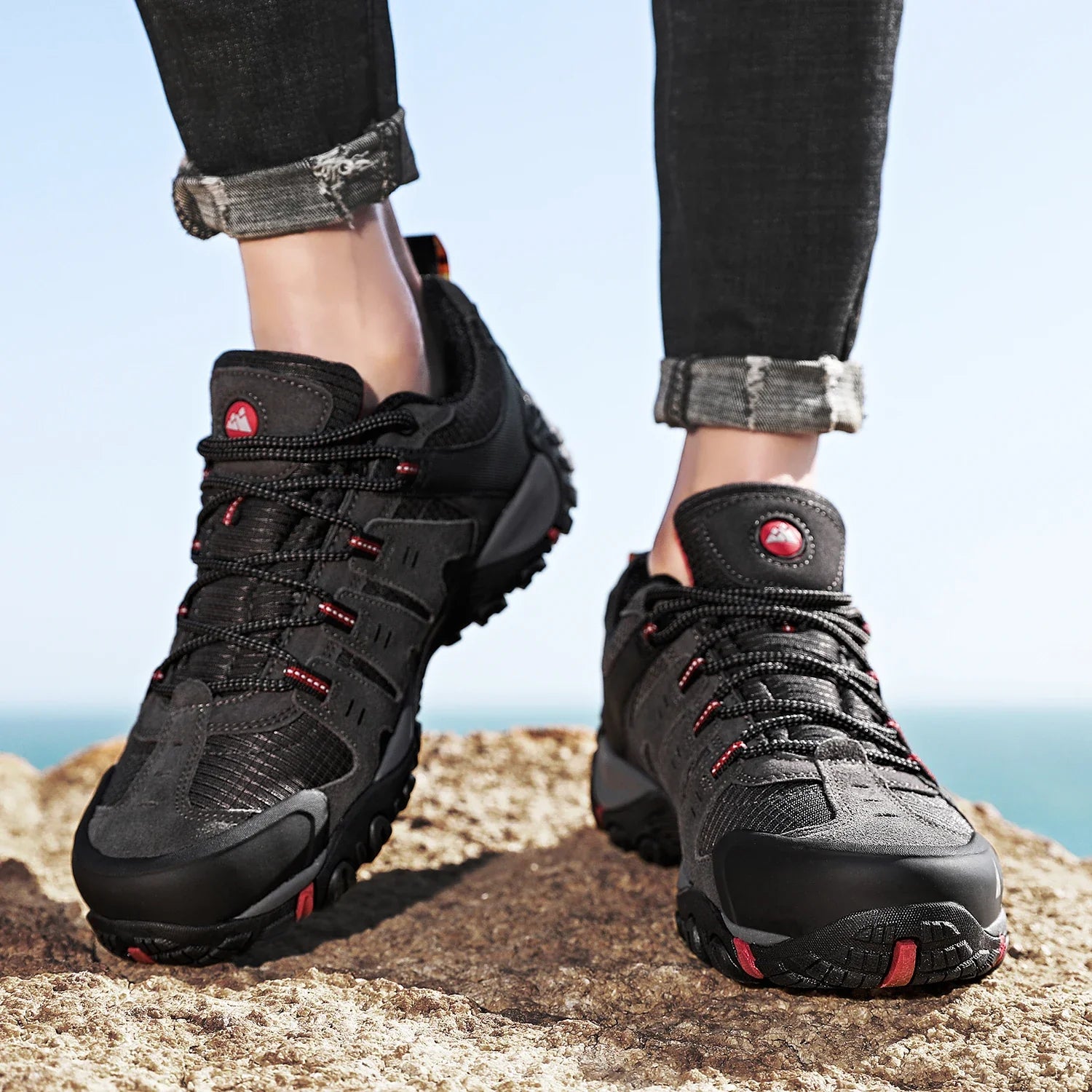 GS Hike 3D | Lage waterafstotende bergschoenen met stevige zool voor heren