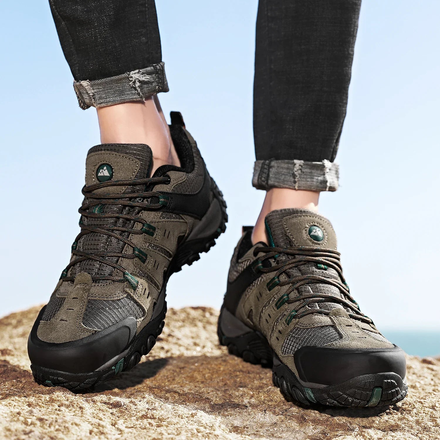 GS Hike 3D | Lage waterafstotende bergschoenen met stevige zool voor heren