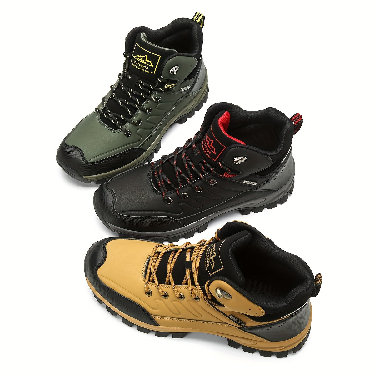 GS Walk Hike | Hoge stevige wandelschoenen met veters voor heren