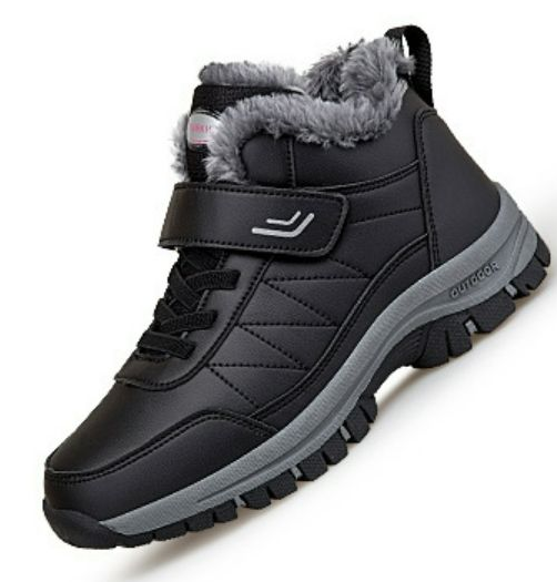GS Winter Walk | Warme gevoerde winterschoenen met veters en klittenband voor dames