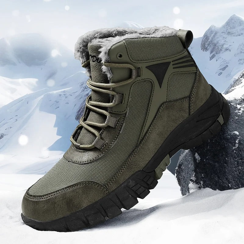 GS Polar Walk | Stevig warm gevoerde half hoge wandelschoenen voor heren