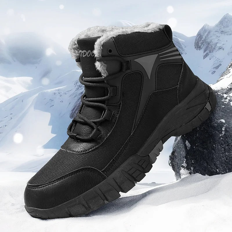 GS Polar Walk | Stevig warm gevoerde half hoge wandelschoenen voor heren