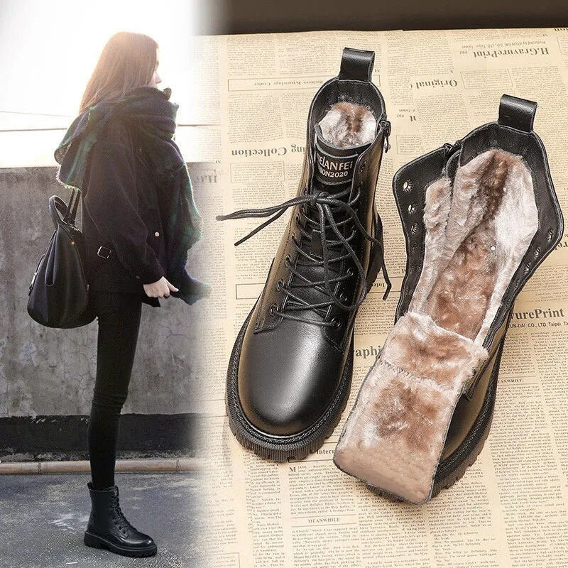GS Fashion Winter | Luxe half hoge gevoerde laars voor dames