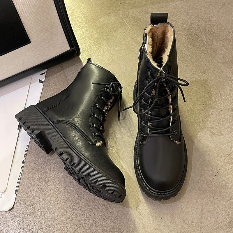 GS Fashion Winter | Luxe half hoge gevoerde laars voor dames