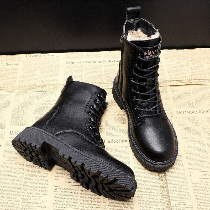 GS Fashion Winter | Luxe half hoge gevoerde laars voor dames