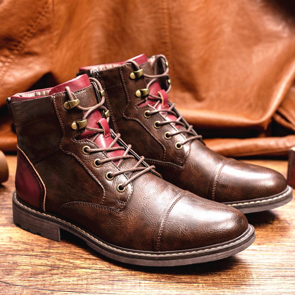 GS Oliver | Luxe half hoge laars met veters voor heren