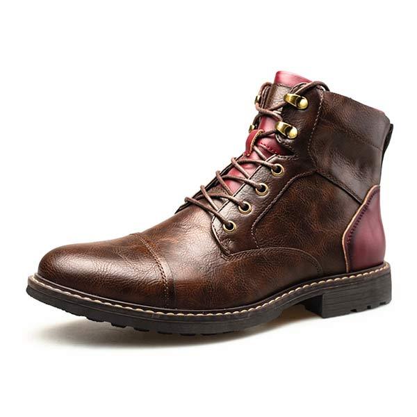 GS Oliver | Luxe half hoge laars met veters voor heren