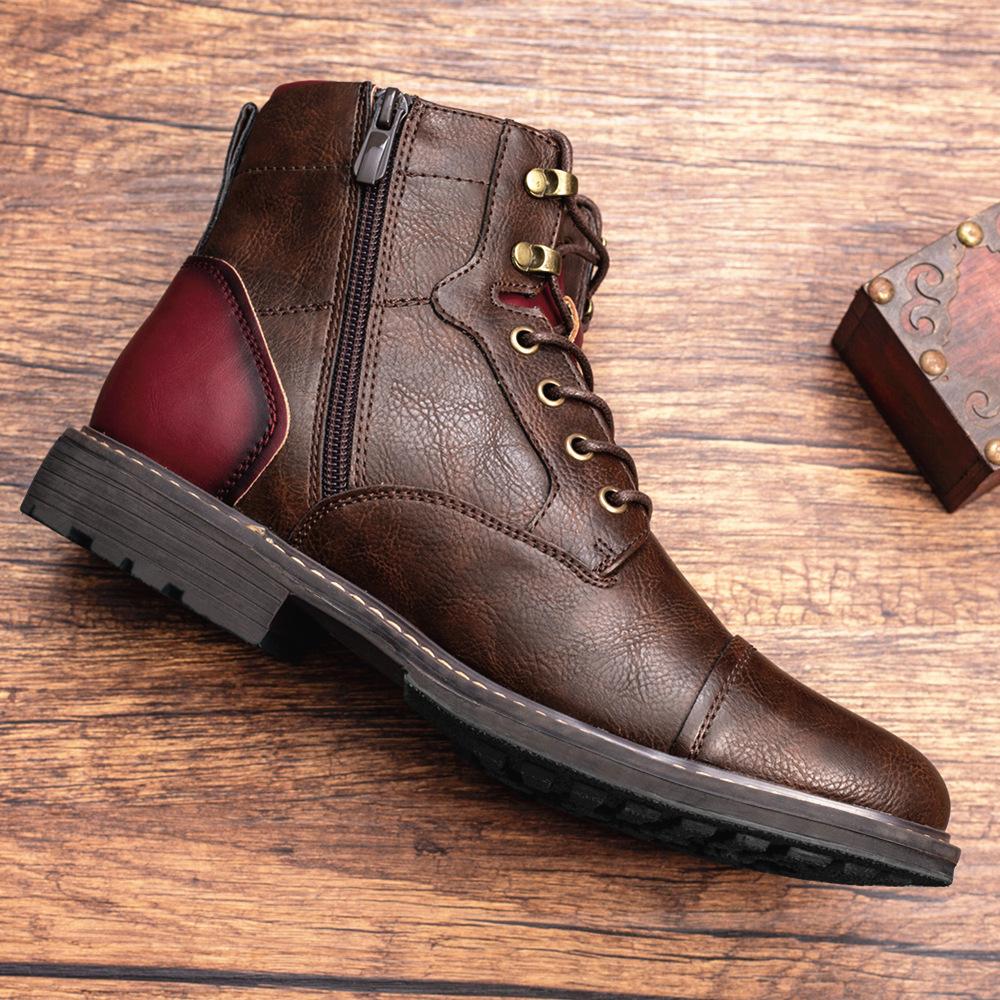 GS Oliver | Luxe half hoge laars met veters voor heren
