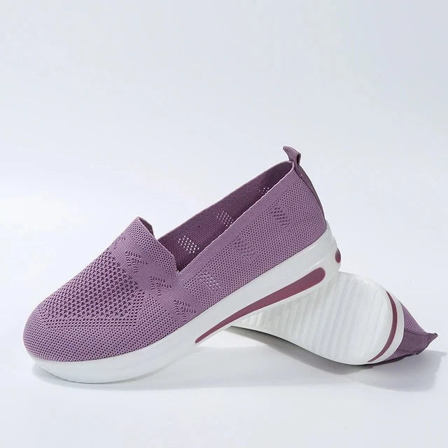 GS Comfort Plus Sneakers | Ademende orthopedische damesschoenen met brede neus