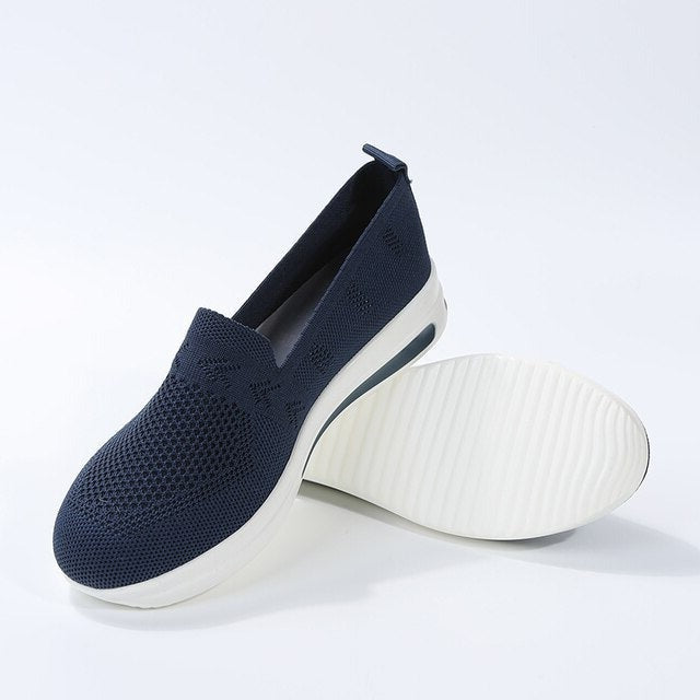 GS Comfort Plus Sneakers | Ademende orthopedische damesschoenen met brede neus