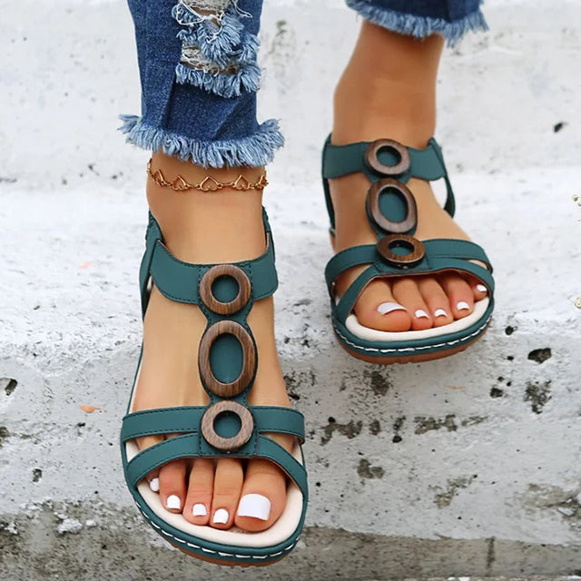 GS Slide | Lage sandalen met ergonomisch voetbed en wreef detail voor dames