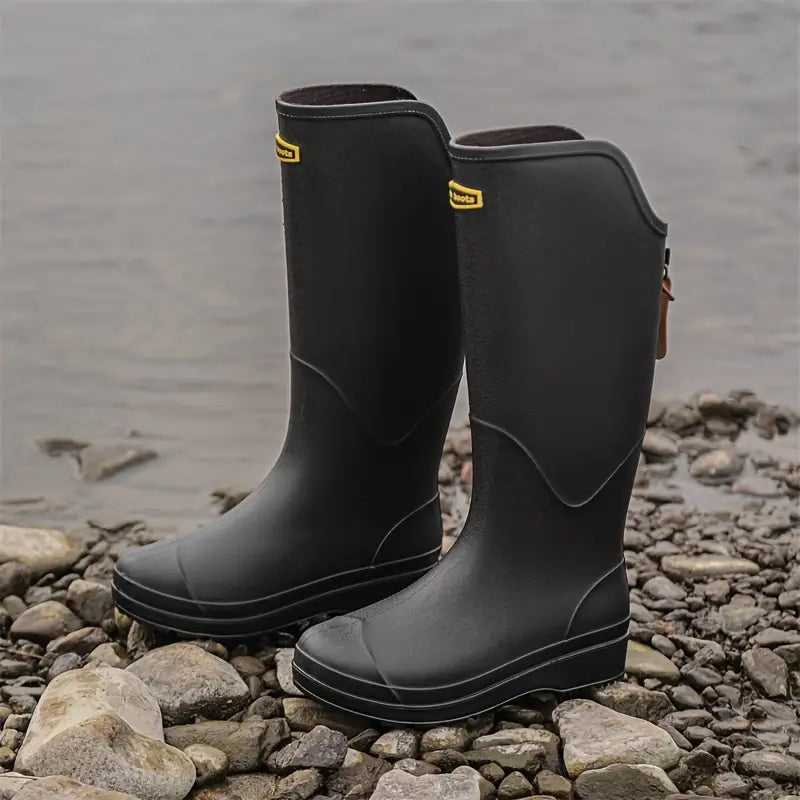 Regenlaarzen voor de herfst – Waterdichte PVC rubberlaarzen met antislipzool voor dames