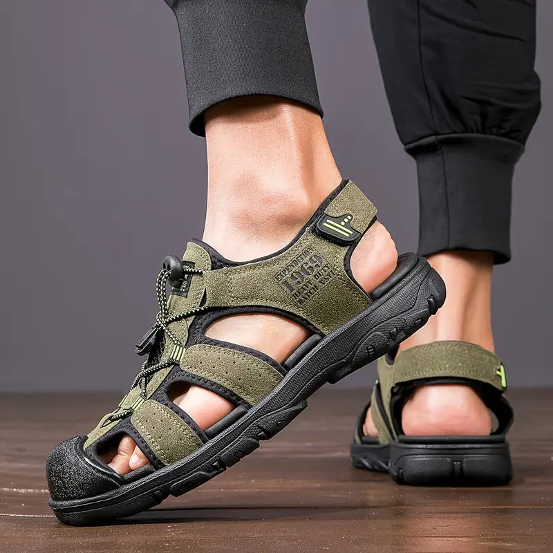 GS Outdoor Sandaal | Ademende outdoor sandalen met trekkoord voor heren