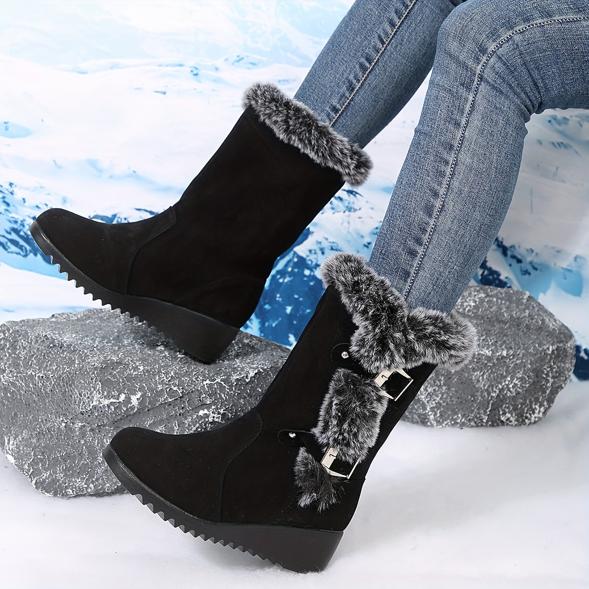 GS Snow Boot | Warme snowboots met bont voering voor dames