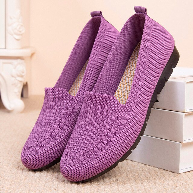 GS Comfort Plus | Platte damesschoenen met ademend voetbed