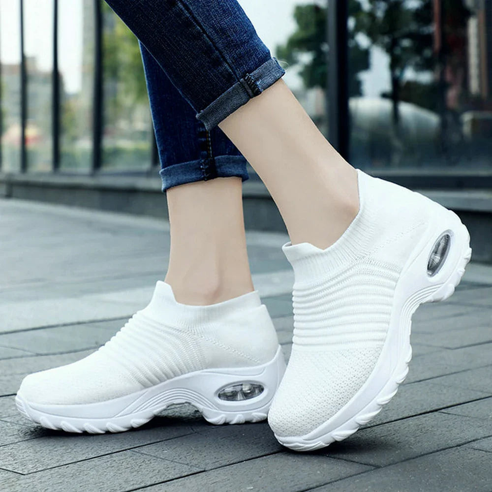 GS Slip-On | Lichtgewicht platform sneakers zonder veters voor dames