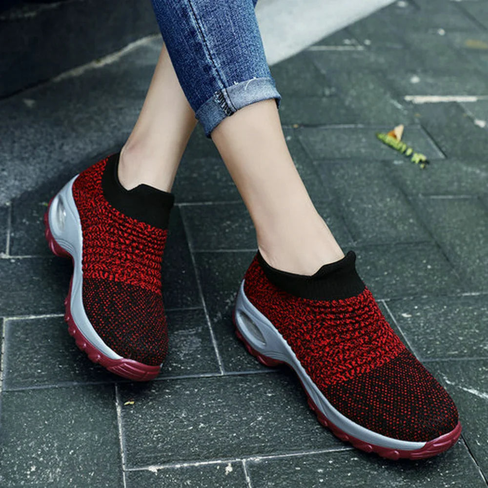 GS Slip-On | Lichtgewicht platform sneakers zonder veters voor dames