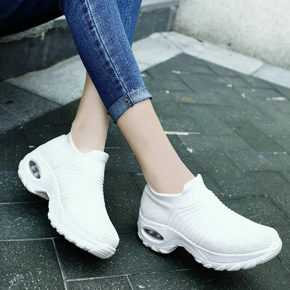 GS Slip-On | Lichtgewicht platform sneakers zonder veters voor dames