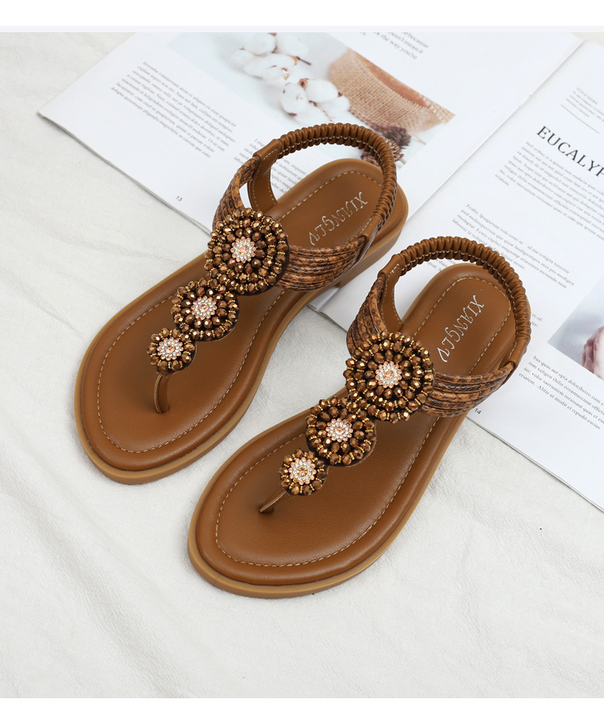 GS Boho Slide | Luxe casual sandalen met kristallen voor dames