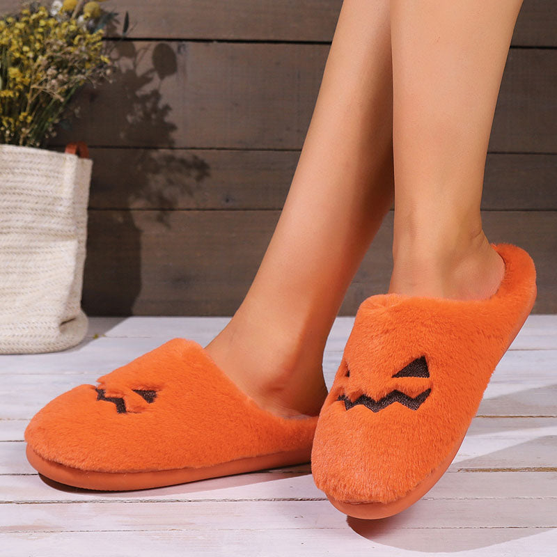 GS Pantoffels | Warme pluche halloween pantoffels voor dames