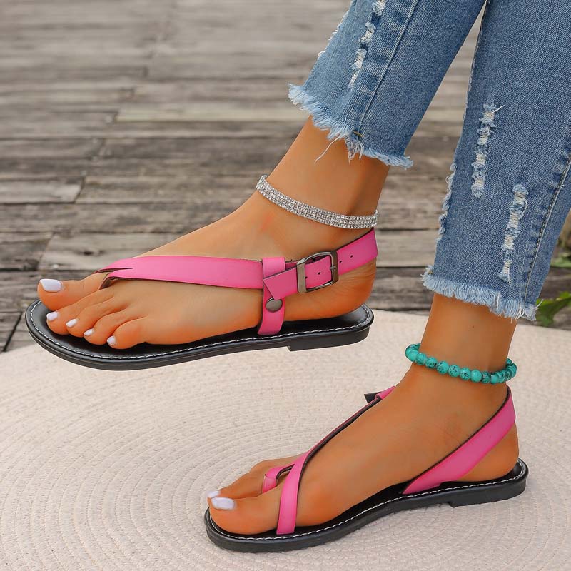 GS Boho Slide | Minimalistische sandalen met gesp voor dames