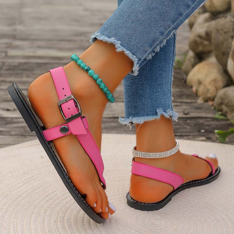 GS Boho Slide | Minimalistische sandalen met gesp voor dames